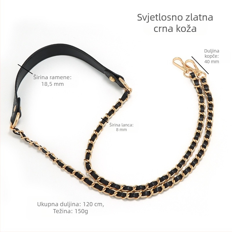 Metalni remen za rame, otporan na habanje, smanjuje opterećenje, prilagodljiv