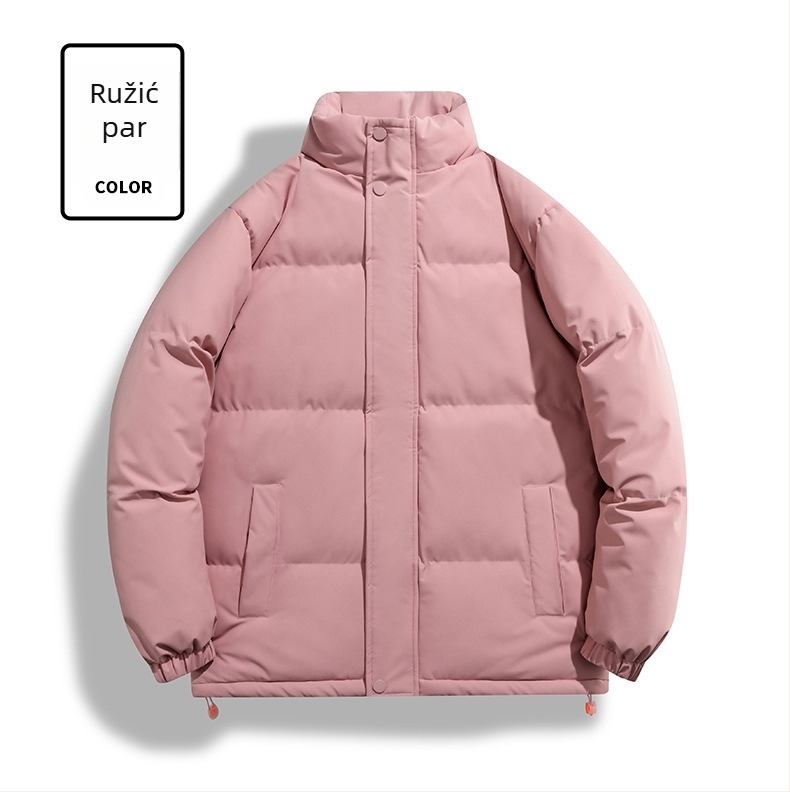 Pamuk kaput - bez kapuljače, stojeći ovratnik; Tkanina: 100% poliester; Punilo: poliester-pamuk; Podstava: poliester