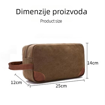 Heopono platnena torba za higijenske potrepštine – višenamjenski organizator kupaonice