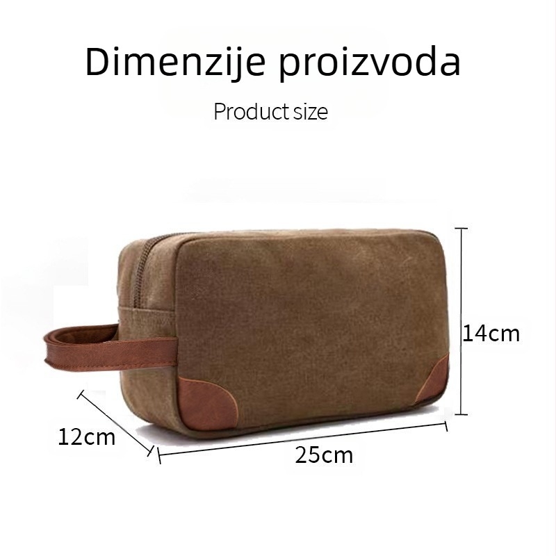 Heopono platnena torba za higijenske potrepštine – višenamjenski organizator kupaonice