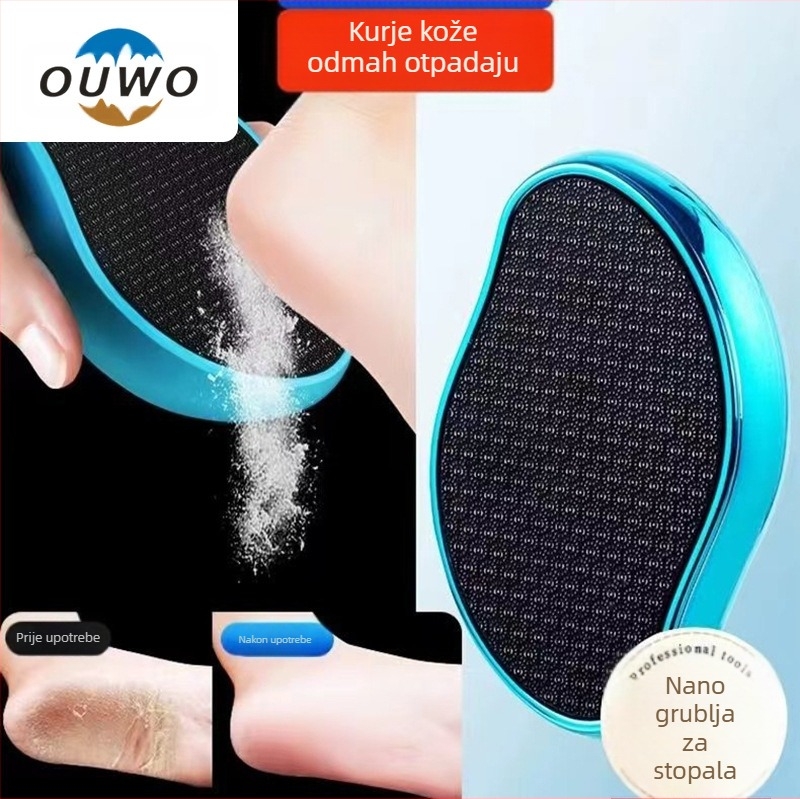 OWO Pilnik za pedikuru – ABS, ovalni brusni kamen, 80 komada u kutiji