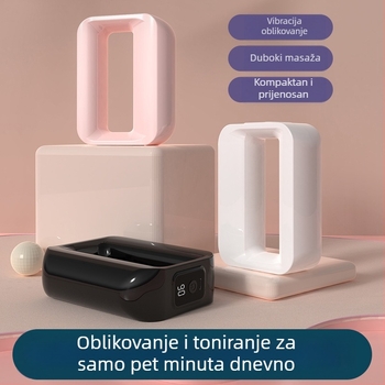 Profesionalni fascia masažer s vibrirajućim prstenom za jogu – četkasti motor, ABS kućište, 5+ brzina, ugrađena baterija 1000–1200 mAh, buka 36–45 dB