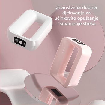 Profesionalni fascia masažer s vibrirajućim prstenom za jogu – četkasti motor, ABS kućište, 5+ brzina, ugrađena baterija 1000–1200 mAh, buka 36–45 dB