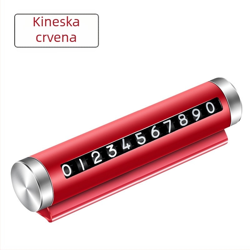Privremena pločica za parkiranje Songtuo sa skrivenim metalnim valjkom, model T2, metalna konstrukcija, ispisan logo, prilagođavanje dostupno.
