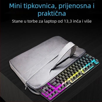 Forerunner GX30Z žičana tipkovnica, 87 tipki, RGB pozadinsko osvjetljenje, ABS kućište, 1,5 m kabel