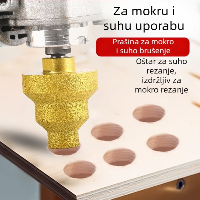 Melton DCK07 Konusni reamer za dijamantne pločice i mramor, brazing