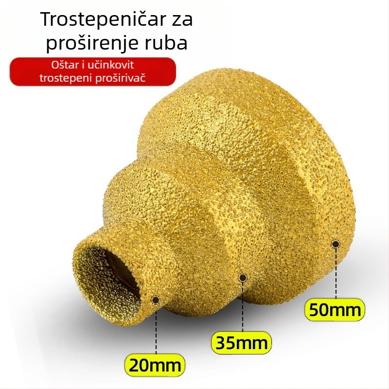 Melton DCK07 Konusni reamer za dijamantne pločice i mramor, brazing