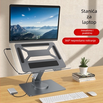 Držač za laptop s hubom, PD punjenje 100W, rotacijski dizajn, gigabitni Ethernet port, modeli E13SU, E17SU, E17SU PRO