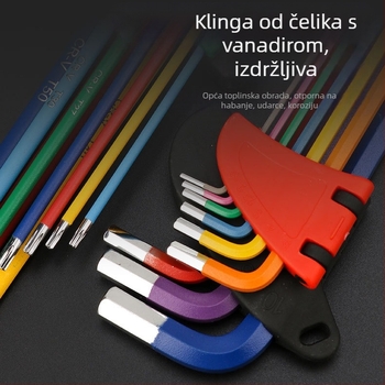 Rongbang Set šesterokutnih ključeva s kuglastim vrhom, CR-V čelik