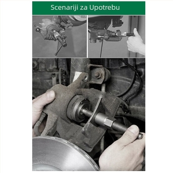 Alat za podešavanje kočnog cilindra, set od 3 komada, demontaža i montaža kočionih pločica