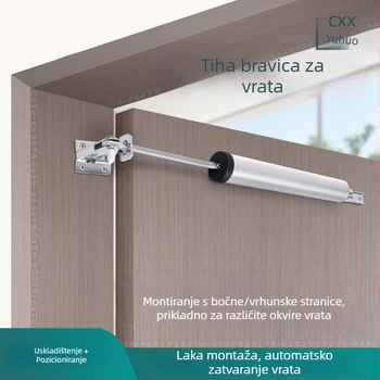 Xuncheng automatski zatvarač vrata od nehrđajućeg čelika – podesiva brzina zatvaranja i podesiva snaga zaključavanja