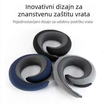 U-oblik jastuk za vrat za auto i putovanja, memory pjena, jezgro od Tianzhu pamuka, prijenosni, moderan minimalistički dizajn