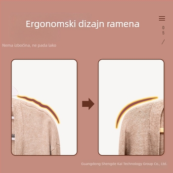 Flokirane neklizajuće vješalice, 10 komada — lagani luksuz za garderobu