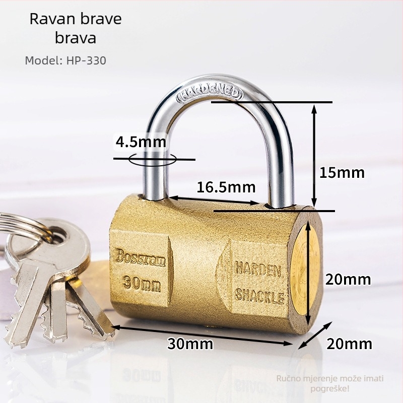 Brava za sigurnost HP, željezo, brenda Poly, univerzalna primjena, novi kineski stil