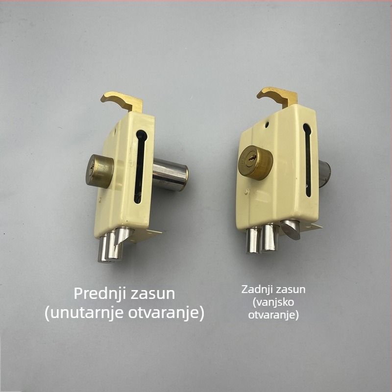 Mingda 117 brava s tri jezika za vanjska vrata – jezgreni mehanizam, moderni minimalistički stil