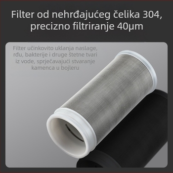 Kućni predfiltr za pročišćavanje vode W10, PP materijal, zapremina 0,5 L, 0–55°C, za završnu filtraciju vode