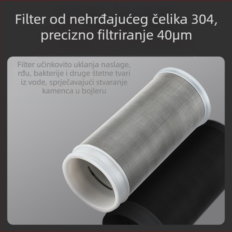 Kućni predfiltr za pročišćavanje vode W10, PP materijal, zapremina 0,5 L, 0–55°C, za završnu filtraciju vode