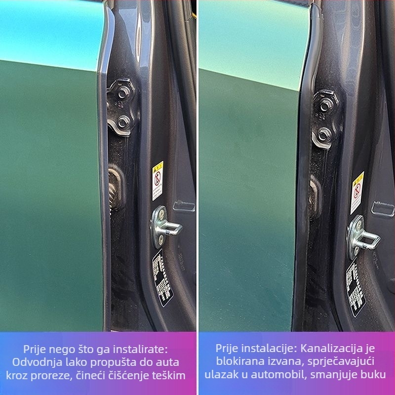 Automobilsko brtvilo za B-stup, gumeni materijal, otporno na vjetar i prašinu, zvučna izolacija, opća kompatibilnost