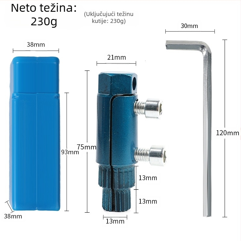 Dr. Giant Legura čelika – alat za vađenje prekinutih navoja iz slavine i cijevi