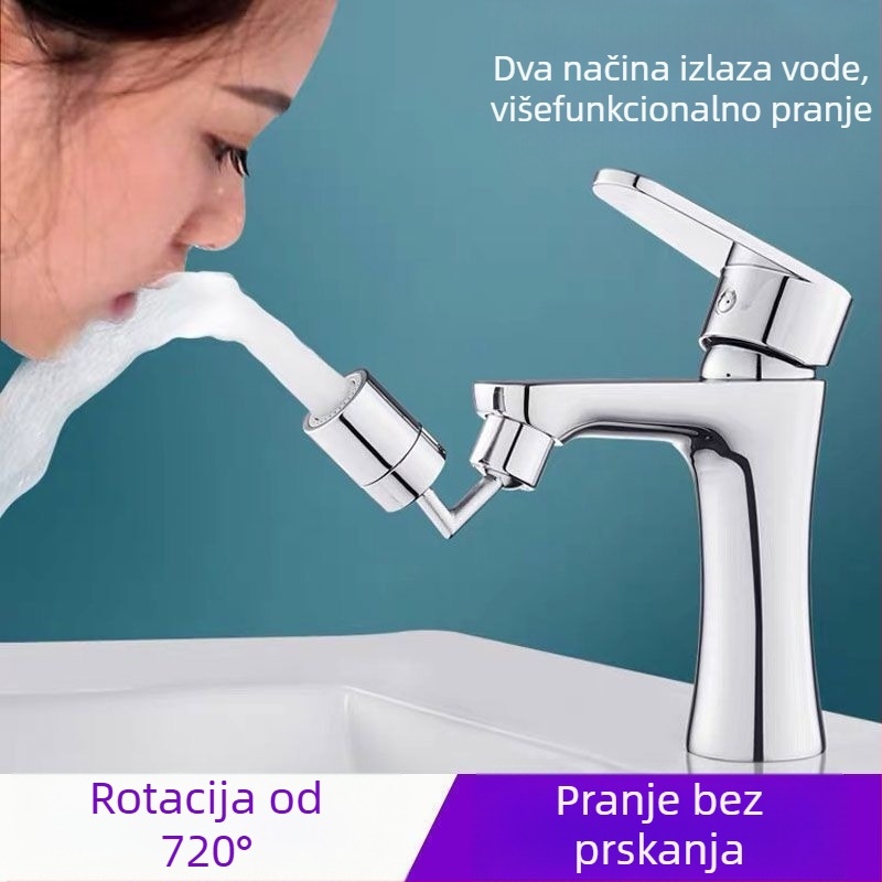 Kuhinjska slavina s bakrenim jezgrom ventila, vijčano pričvršćivanje, radna temperatura 0–100°C, nazivni tlak 200 psi, dvostruka konstrukcija