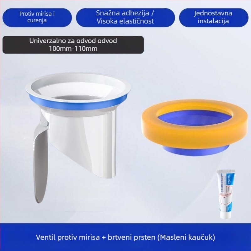Prsten za WC flansu | Materijal: žuto uljno ljepilo | Stil: moderni minimalistički | Korištenje: zadano | Obrada: standardno