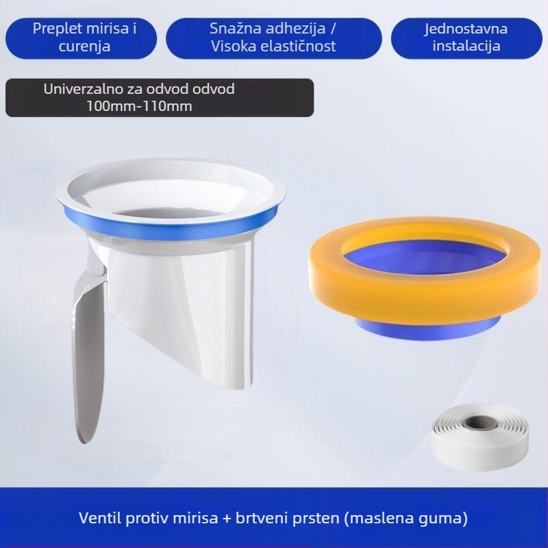 Prsten za WC flansu | Materijal: žuto uljno ljepilo | Stil: moderni minimalistički | Korištenje: zadano | Obrada: standardno