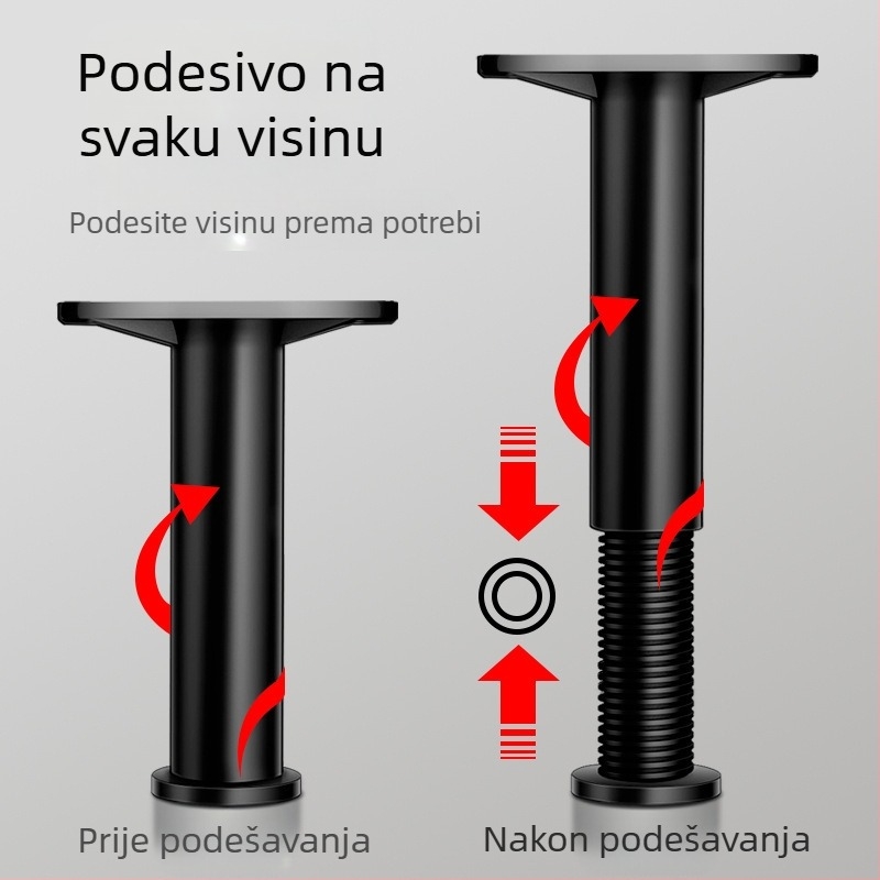 Okvir za podršku ploče kreveta — podesivi model; materijal: tvrdi plast i čelik; marka: Independent; namjena: kauč-spavaći namještaj; stil: moderan i minimalistički