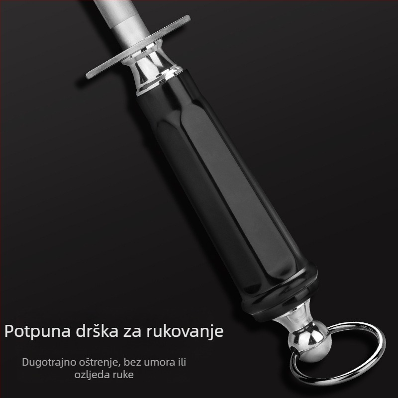 Diamantni štapić za oštrenje noževa s mogućnošću prilagodbe i privatne marke.