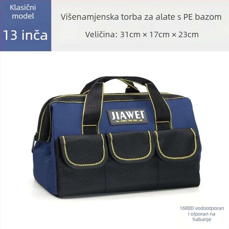 Torba alata za električare i stolare, 1680D platno, vodootporna i otporna na habanje, kapacitet 10L, opterećenje 15kg