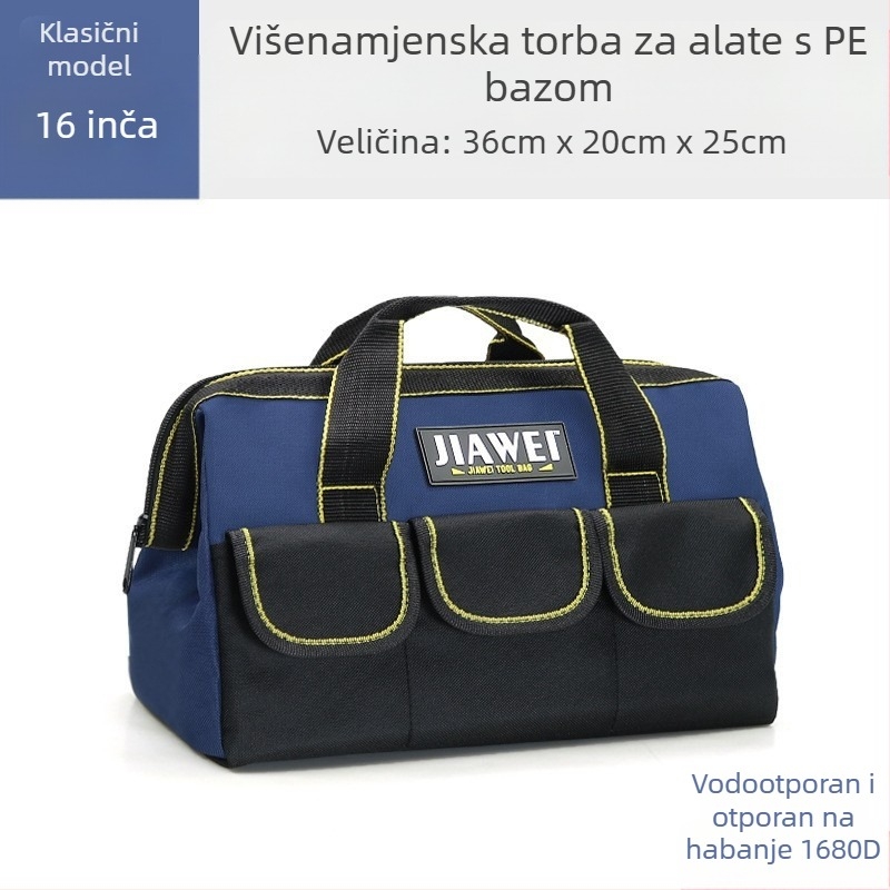 Torba alata za električare i stolare, 1680D platno, vodootporna i otporna na habanje, kapacitet 10L, opterećenje 15kg