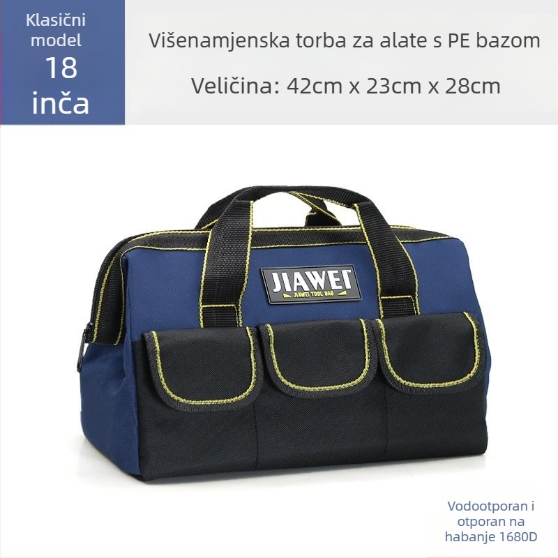 Torba alata za električare i stolare, 1680D platno, vodootporna i otporna na habanje, kapacitet 10L, opterećenje 15kg