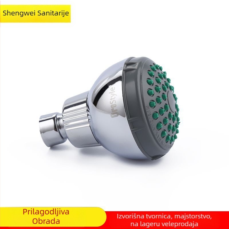 Tuš glava s štednjom vode, ABS, okrugla, SW-3037, kromirana