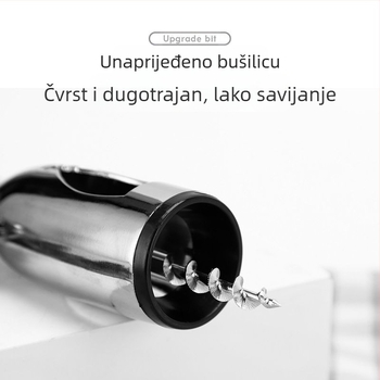 Otvarač za boce od cinkove legure i nehrđajućeg čelika, višefunkcionalan, moderan minimalistički dizajn, izdanje 2019.