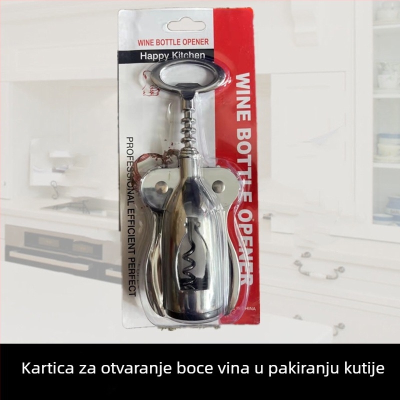Otvarač za boce od cinkove legure i nehrđajućeg čelika, višefunkcionalan, moderan minimalistički dizajn, izdanje 2019.