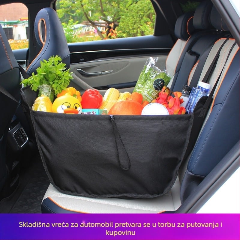 Torba za stražnji dio naslona sjedala automobila, višenamjenski organizator, velik kapacitet, od Oxford tkanine, s ručkom