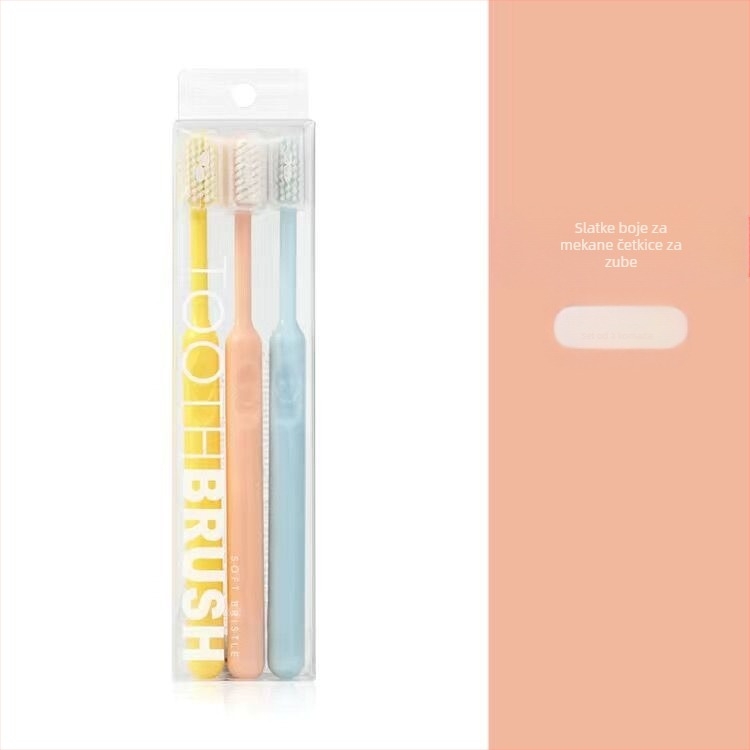 GOGOMGL Set četkica za zube za odrasle – mekane dlačice, 10 komada, Ručna četkica