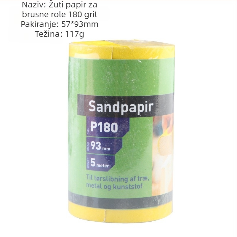 Pingrong vlaknasta brusna rolna s plišastim stražnjim dijelom — za drvo, plastiku, elektroniku, hardver, nehrđajući čelik i posebne metale; bez prilagođavanja
