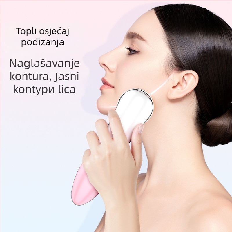 Kućni masažni uređaj za lice s kolor LED terapijom – čišćenje i pomlađivanje kože, prijenosni, ugrađena baterija 300–500 mAh