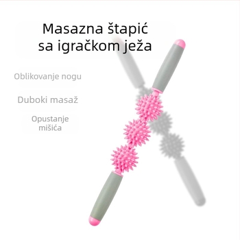 Jež masazna štapić za senzornu edukaciju djece i opuštanje mišića odraslih (Specifikacije: 42; Težina: 220 g; Pakiranje: 48 kom.)