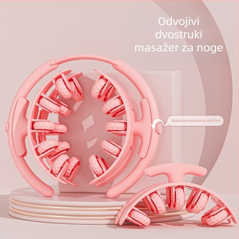 Prijenosni masažni valjak za noge – prilagodljiv, 700 g, pogodan za fitness i masažu tijela