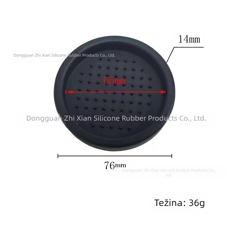 Silikon podloga za pritiskanje kave — moderni minimalistički dizajn; pogodno za bar, kafić i restoran; protuklizna površina; mogućnost prilagodbe s logotipom.