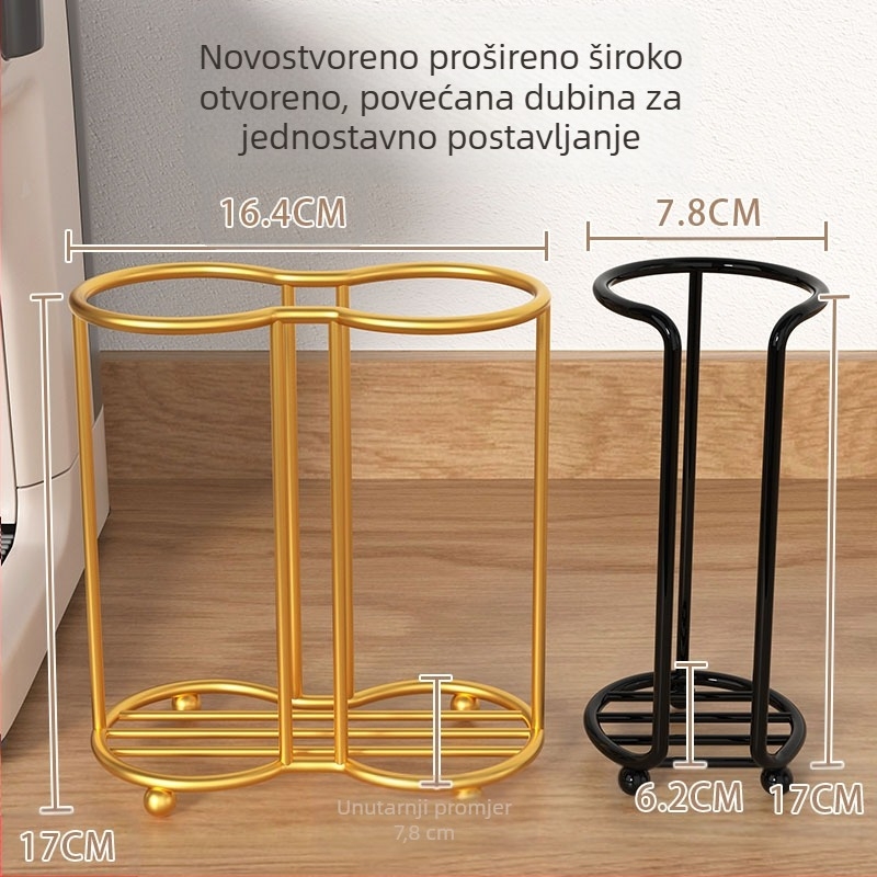 Stalak za čaše - sklopni, okretni, stolni, od kovanog željeza, 1-etažni