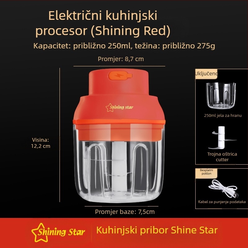 Višenamjenski ručni rezač za povrće s funkcijama rezanja na ploške i ribanja (materijal: PC+ABS, 304/430 nehrđajući čelik, 420J2, PP; za kućnu i komercijalnu upotrebu)