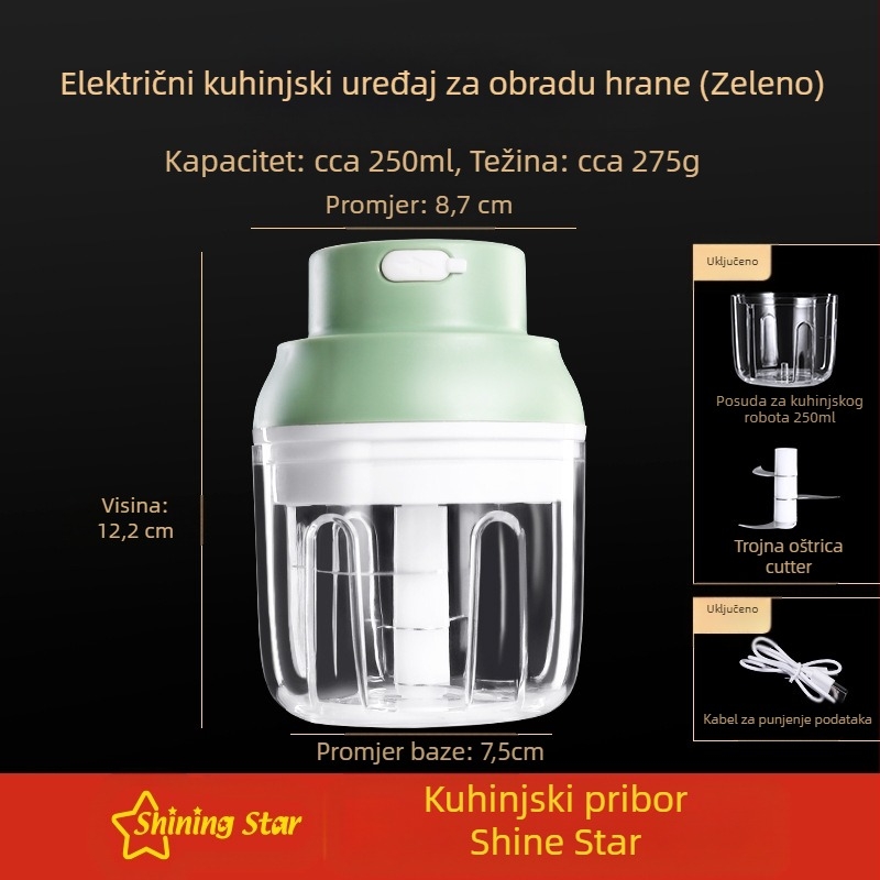 Višenamjenski ručni rezač za povrće s funkcijama rezanja na ploške i ribanja (materijal: PC+ABS, 304/430 nehrđajući čelik, 420J2, PP; za kućnu i komercijalnu upotrebu)