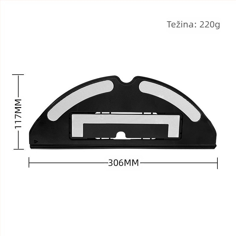 Dodatak držača krpe za robota usisavača, kompatibilan s G10/G10S/T7S/T7Splus/S7/G10pro; za domove iznad 150 m²