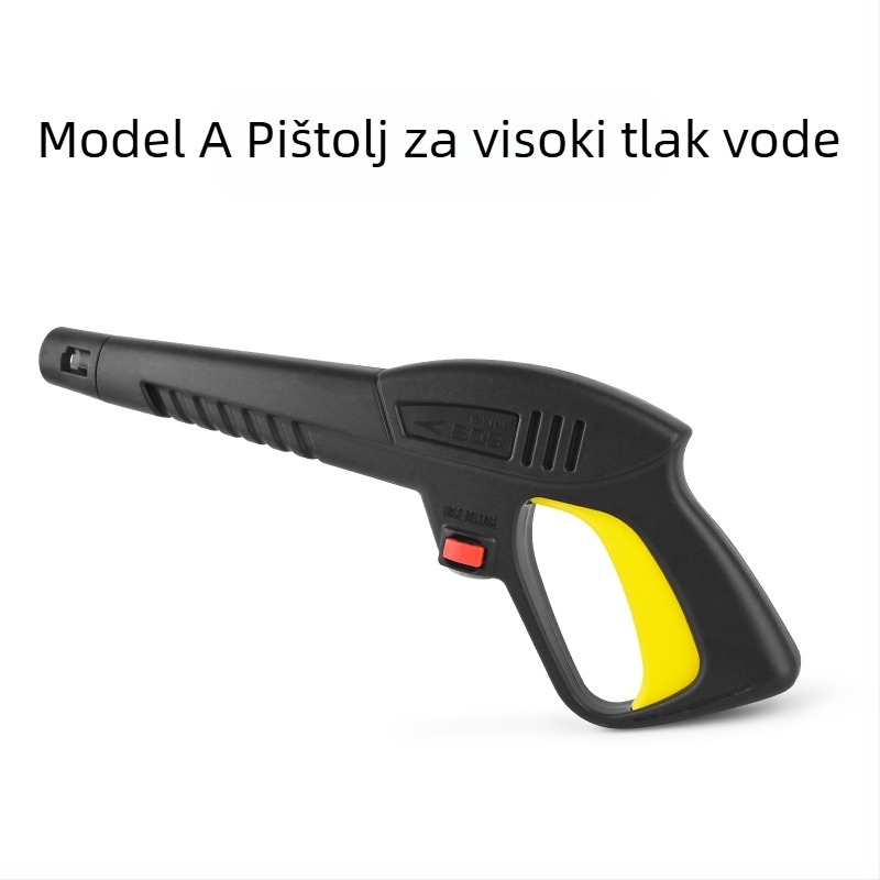 Visokotlačni pištolj za pranje automobila, glava i držač od inženjerskih plastika, doseg prskanja 2 m, tlak vode 160 bar / 2320 psi