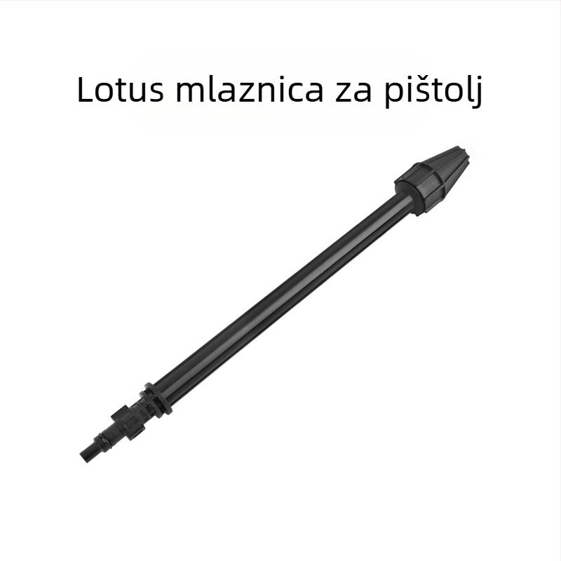 Visokotlačni pištolj za pranje automobila, glava i držač od inženjerskih plastika, doseg prskanja 2 m, tlak vode 160 bar / 2320 psi