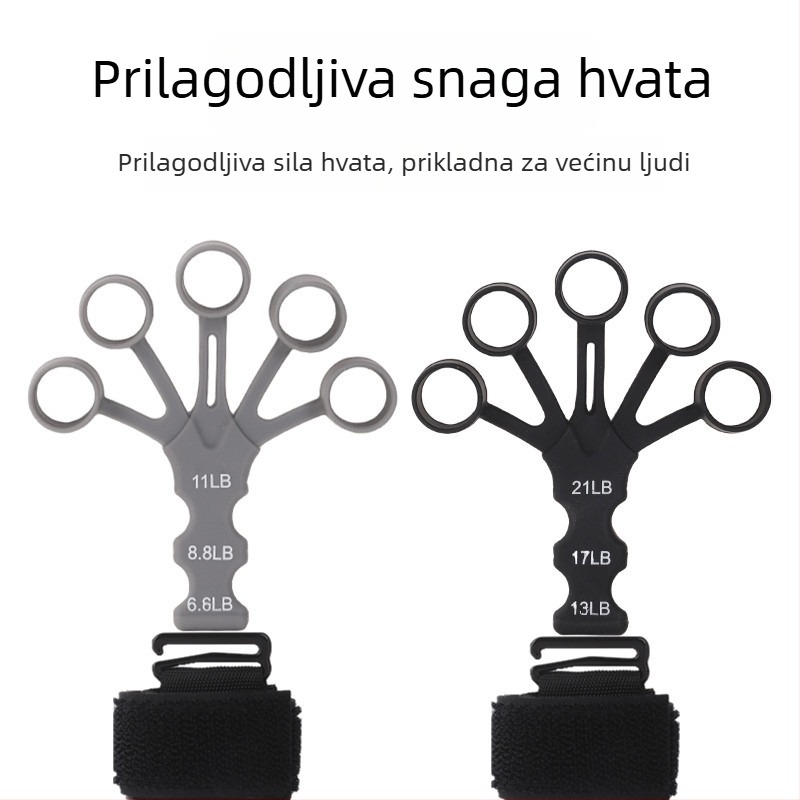 Silikonski trener prstiju za snagu hvata – trener prstiju za odrasle