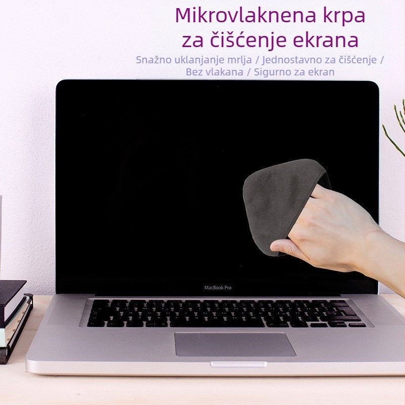 Mikrovlakana krpa za čišćenje – trodijelni set za čišćenje računala, tableta, pametnih telefona i središnjih dodirnih zaslona automobila.