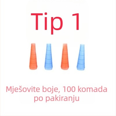 Jednokratni usnik za šisha – produženi plastični usnik, jednokratna upotreba, kutija 10 000 komada, Podrijetlo: Jinhua, Zhejiang